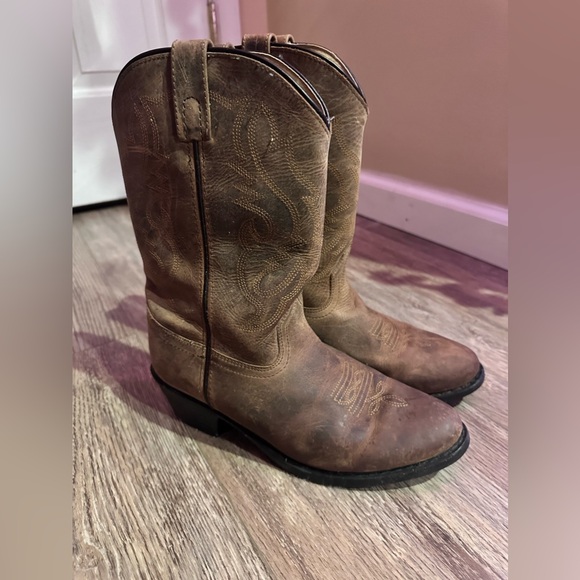 Smokey Mountain Boots 👢Style 3034Y Brown Leather in Men’s size 7, EUC (worn 2x) - Picture 7 of 12
